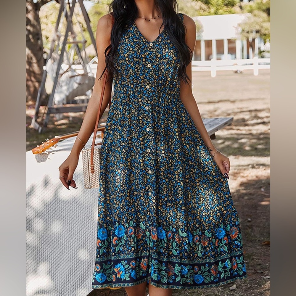 Women’s boho dress, size XL